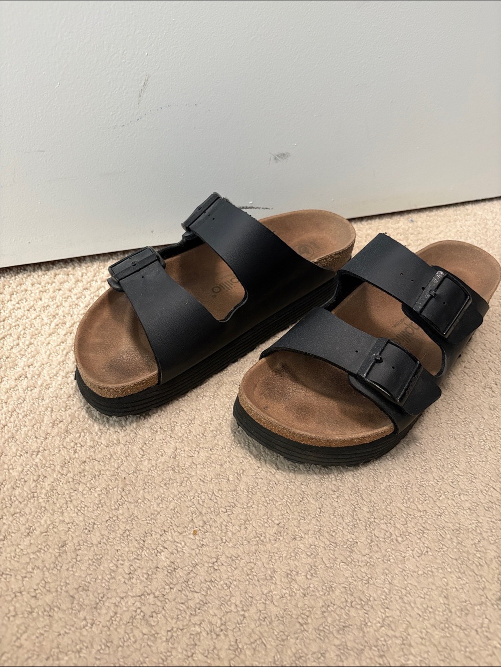 Birkenstock Sandals Papillio Black platform